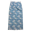 yÁzSZ Blockprints~Ron Herman2022SS Nila Print Canvas Skirt XJ[g u[ TCYFSyiz