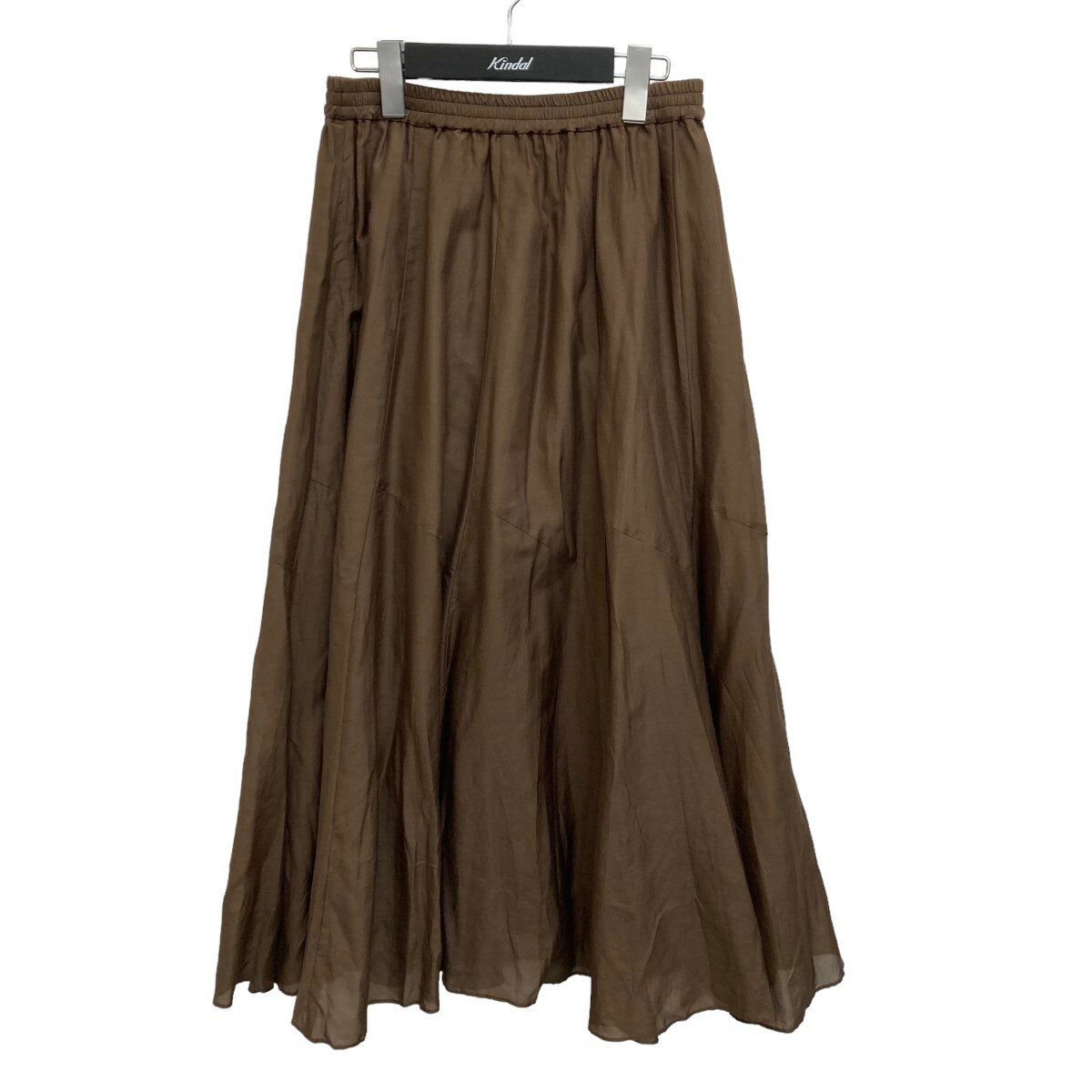【中古】SLOBE IENA23SS 綿シルク切替ギャザースカート 23060912302010 ブラウン サイズ：Free【価格見直し】のサムネイル