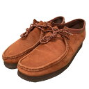 【中古】Clarks×BEAUTY＆YOUTH「WALLABEE」ワラビーレザーシューズ ワインレッド サイズ：27．0【価格見直し】