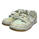 【中古】NIKE　DUNK LOW SCRAP SEA GLASS アイボリー サイズ：27．5cm 【290723】（ナイキ）