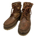 【中古】VISVIM 「ICT GRIZZLY BOOTS」 泥染めレースアップブーツ ブラウン サイズ：M9（27．0cm） 【030823】（ビズビム）