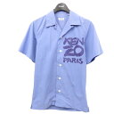 【中古】KENZOKanji Logo Opencollar SS Shirt 