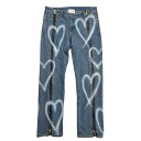 【中古】doublet2022AW ZIP UP STRETCH DENIM PANTS デニムパンツ インディゴ サイズ：M【価格見直し】