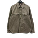 SCYE　×URBAN RESEARCH別注 CPO SHIRTS キャンバスワークシャツ ブラウン サイズ：38 （サイ）