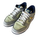 【中古】NIKEDUNK LOW UNION LA PASSPORT PACK PISTACHIO グレー×グリーン サイズ：26cm【価格見直し】