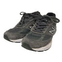 【中古】NEW BALANCEスニーカー M990UA5 MADE IN USA グレー サイズ：US7(25cm)【価格見直し】