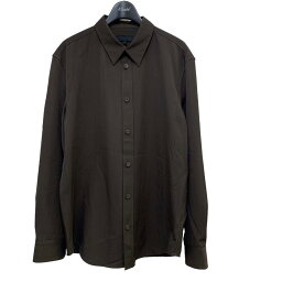 【中古】Omar Afridi22SS ドレスシャツ オリーブ サイズ：46【価格見直し】