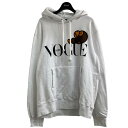 【中古】A BATHING APE×VOGUE22SS ｢BABY MILO PULLOVER HOODIE｣プルオーバーパーカー ホワイト サイズ：XL【価格見直し】