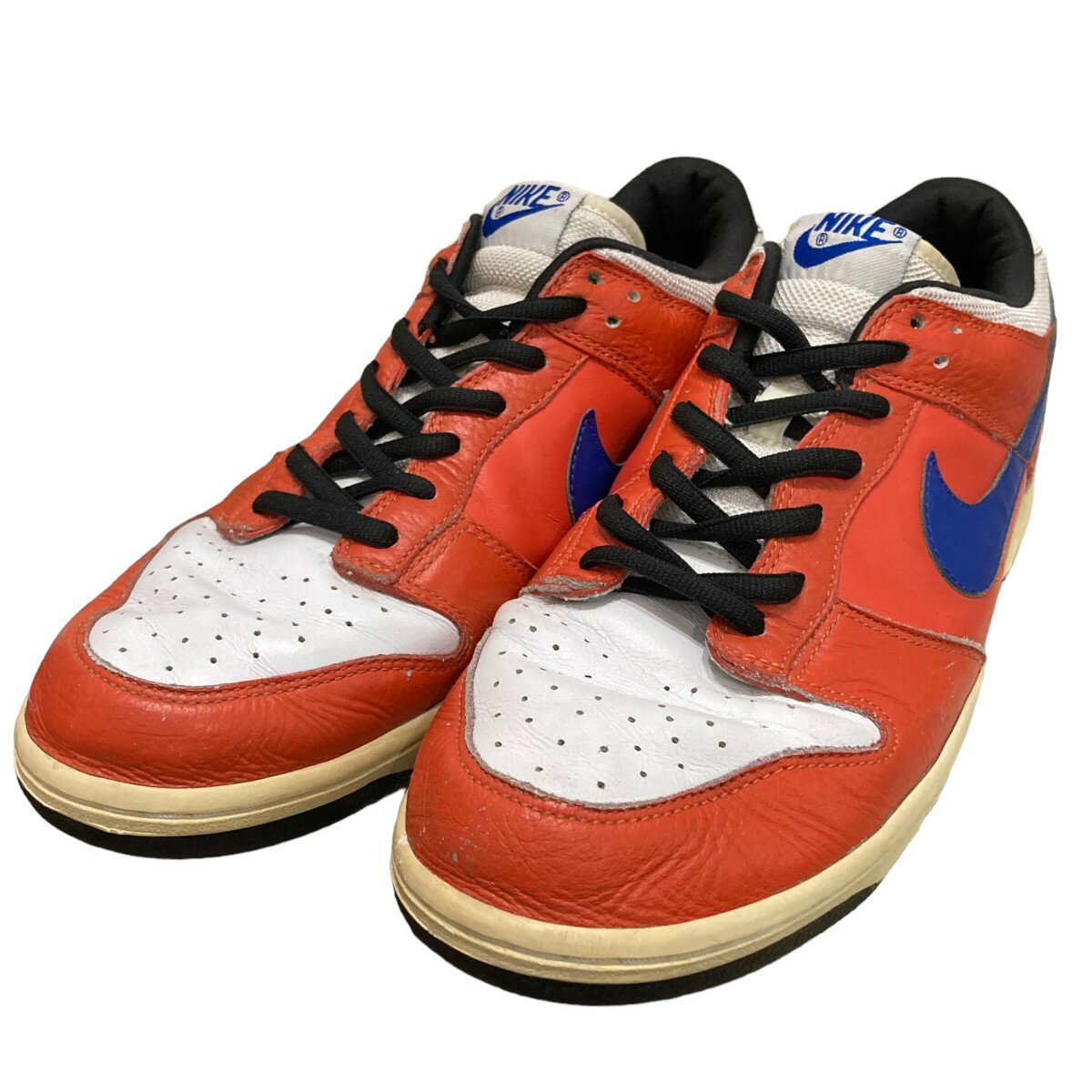 【中古】NIKEダンクロースニーカー オレンジ×ブルー サイズ：表記無し【価格見直し】