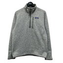 【中古】patagonia ベターセーター フリース ハーフジップ 25522 グレー サイズ:S 【050923】(パタゴニア)