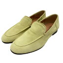 【中古】BOEMOS23SS レザースリッポン 23093910002110 イエロー サイズ:38【価格見直し】