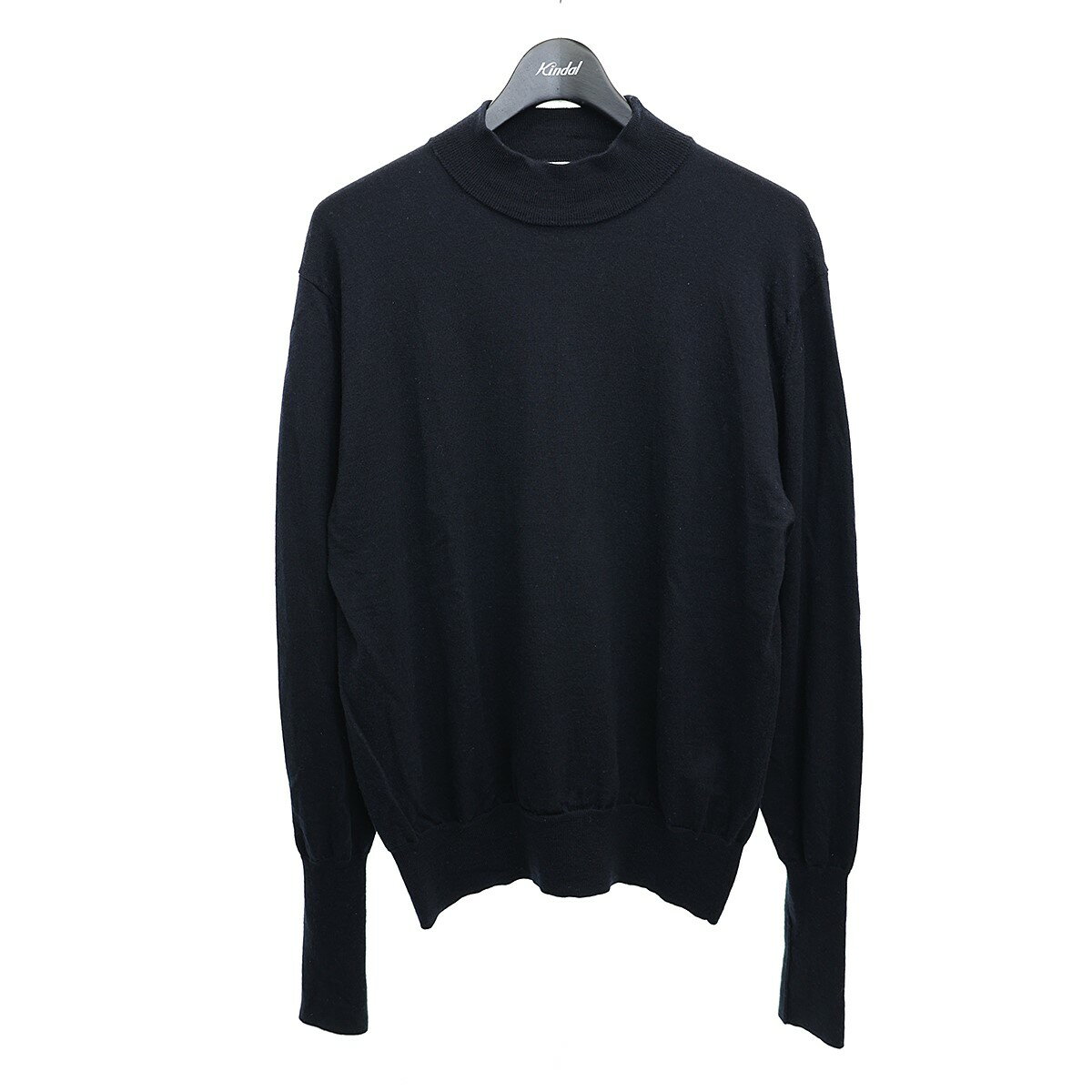 【中古】LEモックネックニットプルオーバー　16G Mock Neck Rib 21080053201030 ダークネイビー サイズ：3【価格見直し】