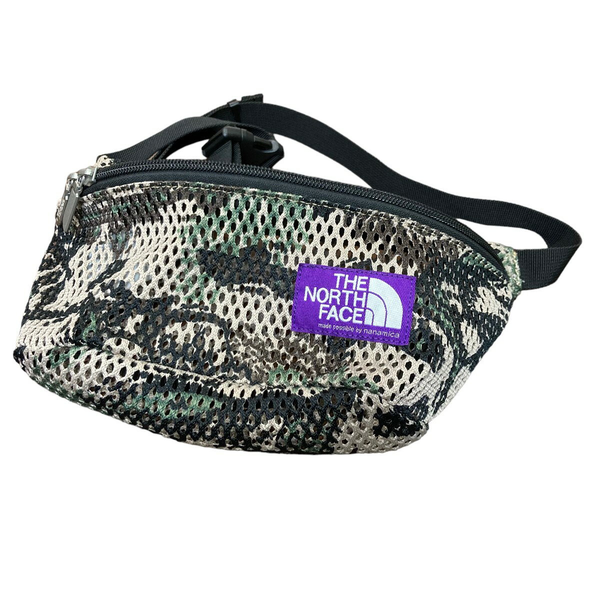 yÁzTHE NORTHFACE PURPLELABEL22SSBotanical Print Mesh Waist BagbVEGXgobO x[W~O[yiz