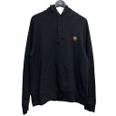 【中古】POP BY JUN FRAGMENT DESIGN　Polaroid HOODIE ポラロイドフーディー プルオーバーパーカー ブラック サイズ：L 【150923】（ポップバイジュン フラグメントデザイン）