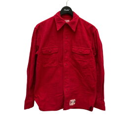 【中古】EVISU　シャツ レッド サイズ：38 【160923】（エヴィス）