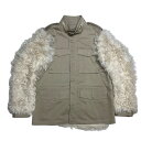 【中古】DRAWER　M-65 Jacket 袖ムートンジャケット ベージュ サイズ：36 【160923】（ドゥロワー）