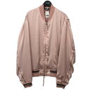 【中古】YSTRDY’S TMRRW 「RIBBED GROWN UP BLOUSON」スカジャン ピンク サイズ：- 【160923】（イエスタデートゥモロー）