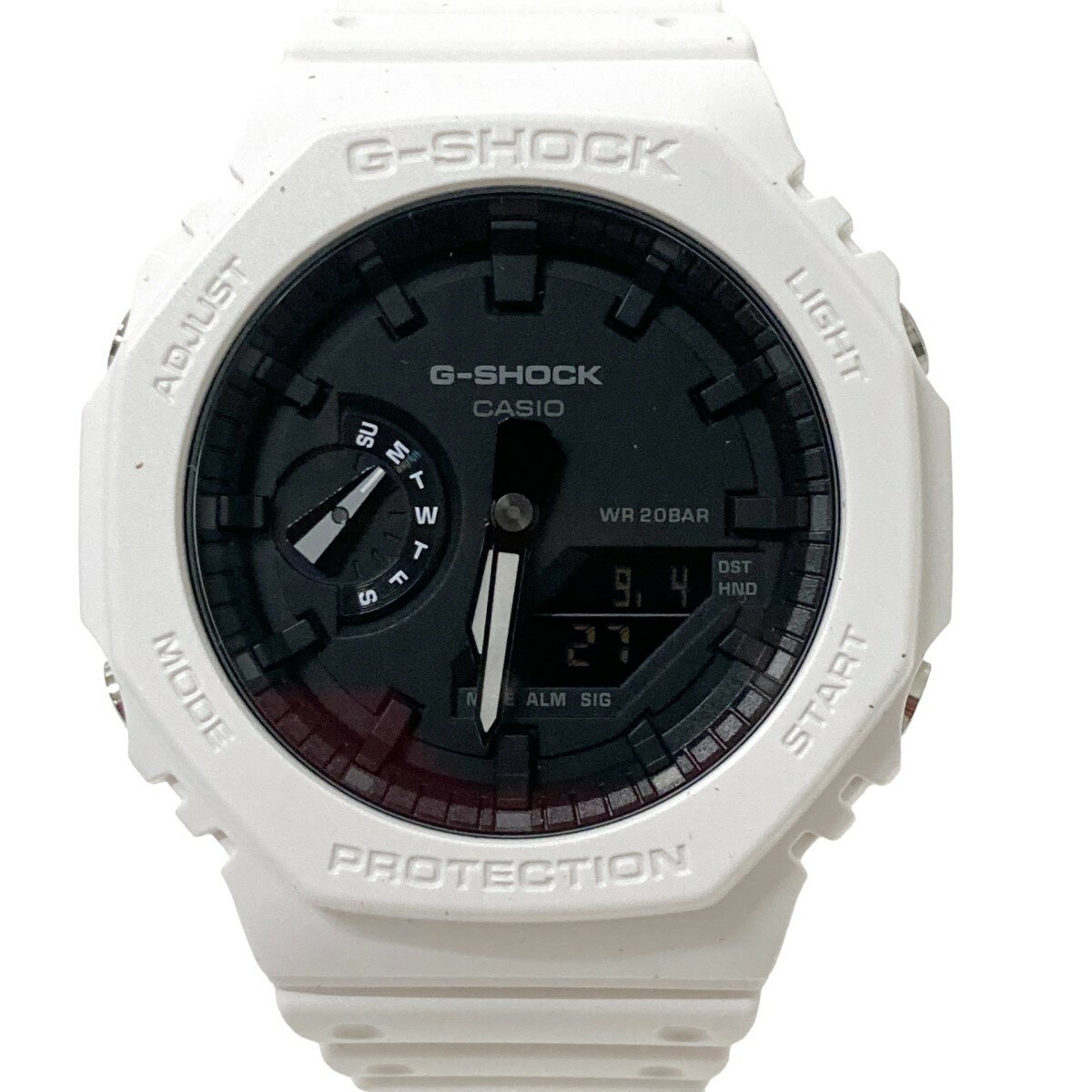 【中古】CASIO　G-SHOCK デジアナウォッチ GA-2100 ホワイト サイズ：- 【190923】（カシオ）