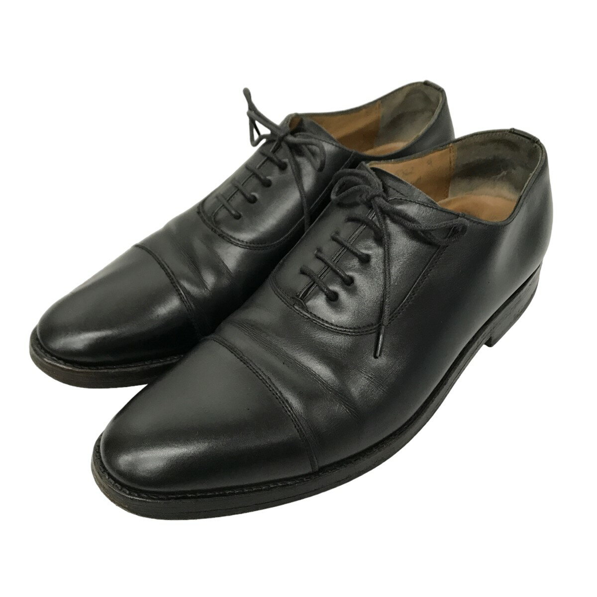 【中古】Heinrich DinkelackerLuzen Captoe BC 5322 キャップトゥオックスフォードシューズ 短靴 ブラック サイズ：8【価格見直し】