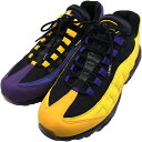 【中古】NIKE 「AIR MAX 95 NRG LEBRON／LAKERS」エアマックス95スニーカー パープル×イエロー サイズ：26．5cm 【250923】（ナイキ）