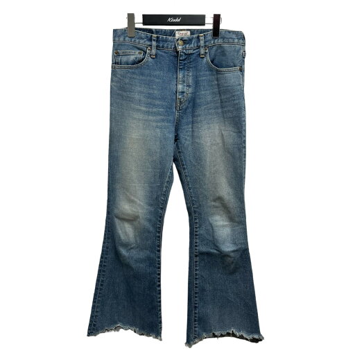【中古】Ungrid ダメージストレッチフレアデニムパンツ ブルー サイズ:26 【250923】(アングリッド) 【中古】Ungrid ダメージストレッチフレアデニムパンツ ブルー サイズ:26 【250923】(アングリッド)