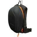 【中古】DIESEL ｢1DR POD BACKPACK｣ ナイロンロゴバッグパック ブラック×オレンジ 【280923】（ディーゼル）