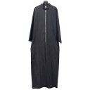 【中古】m’s braqueLONG SLEEVES JUMP SUIT ジャンプスーツ オールインワン B212401 グレーネイビー サイズ：ML【価格見直し】