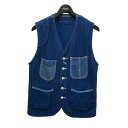 【中古】Porter Classic　KENDO VEST インディゴ サイズ：M 【290923】（ポータークラシック）