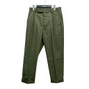 【中古】WACKO MARIA　PLEATED TROUSERS オリーブ サイズ：S 【290923】（ワコマリア）