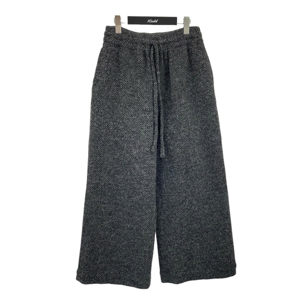 【中古】m’s braque　22AW easy pants グレー サイズ：F 【290923】（エムズ ブラック）