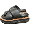 【中古】sacai　22SS ｢Multiple Sole Sandals｣マルティブソールサンダル ブラック サイズ：41 【300923】（サカイ） 2