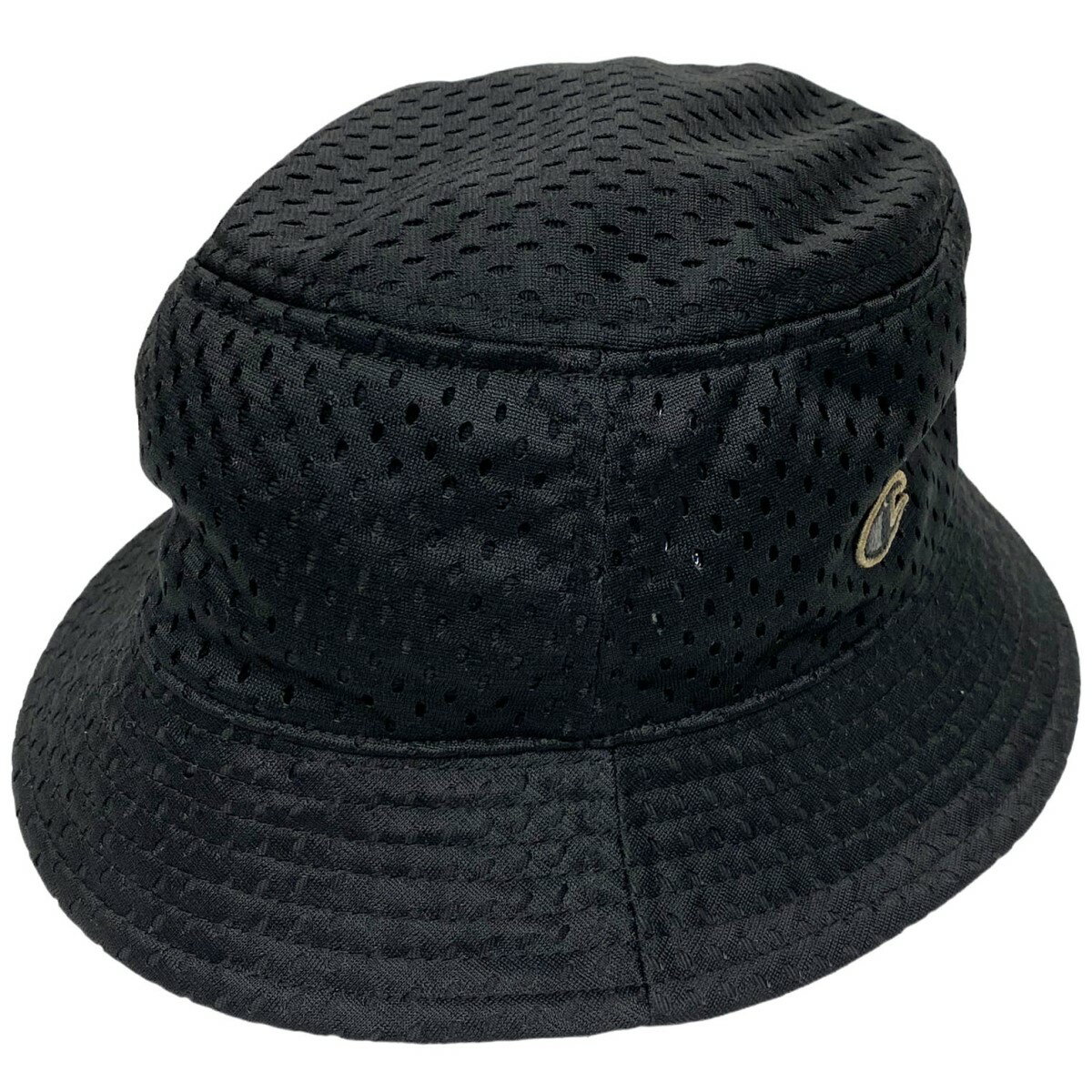 Rick Owens×Champion　20SS GILLIGAN HAT MESHメッシュバケットハット帽子 ブラック サイズ：M／L(55cm) （リックオウエンス チャンピオン）