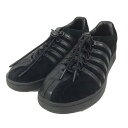 【中古】Engineered Garments× K-SWISS スニーカー 08728-010-M LOW ブラック サイズ：USA8(26cm)【価格見直し】