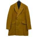 【中古】RAF SIMONS　「HEROES LOSERS WOOL DOUBLE BREASTED CHESTER COAT」 キャメル サイズ：44 【081023】（ラフシモンズ）