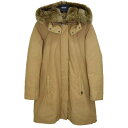 【中古】Wool rich W’S BOW BRIDGE COAT ダウンコート ベージュ サイズ：S 【081023】（ウールリッチ）