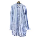 【中古】COMME des GARCONS HOMME PLUS2023SS レギュラーカラーシャツ ブルー サイズ：S【価格見直し】