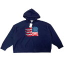 DAIRIKU×ZOZOVILLA　別注23AW America Knit Hoodieインサイドアウトコットンニットフーディパーカー ネイビー サイズ：Free(オーバーサイズ9 （ダイリク ゾゾヴィラ）