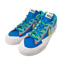 【中古】NIKE×sacai×KAWS　BLAZER LOW スニーカー DM7901-400 Neptune Blue／ブルー サイズ：27．5cm 【141023】（ナイキ×サカイ×カウズ）