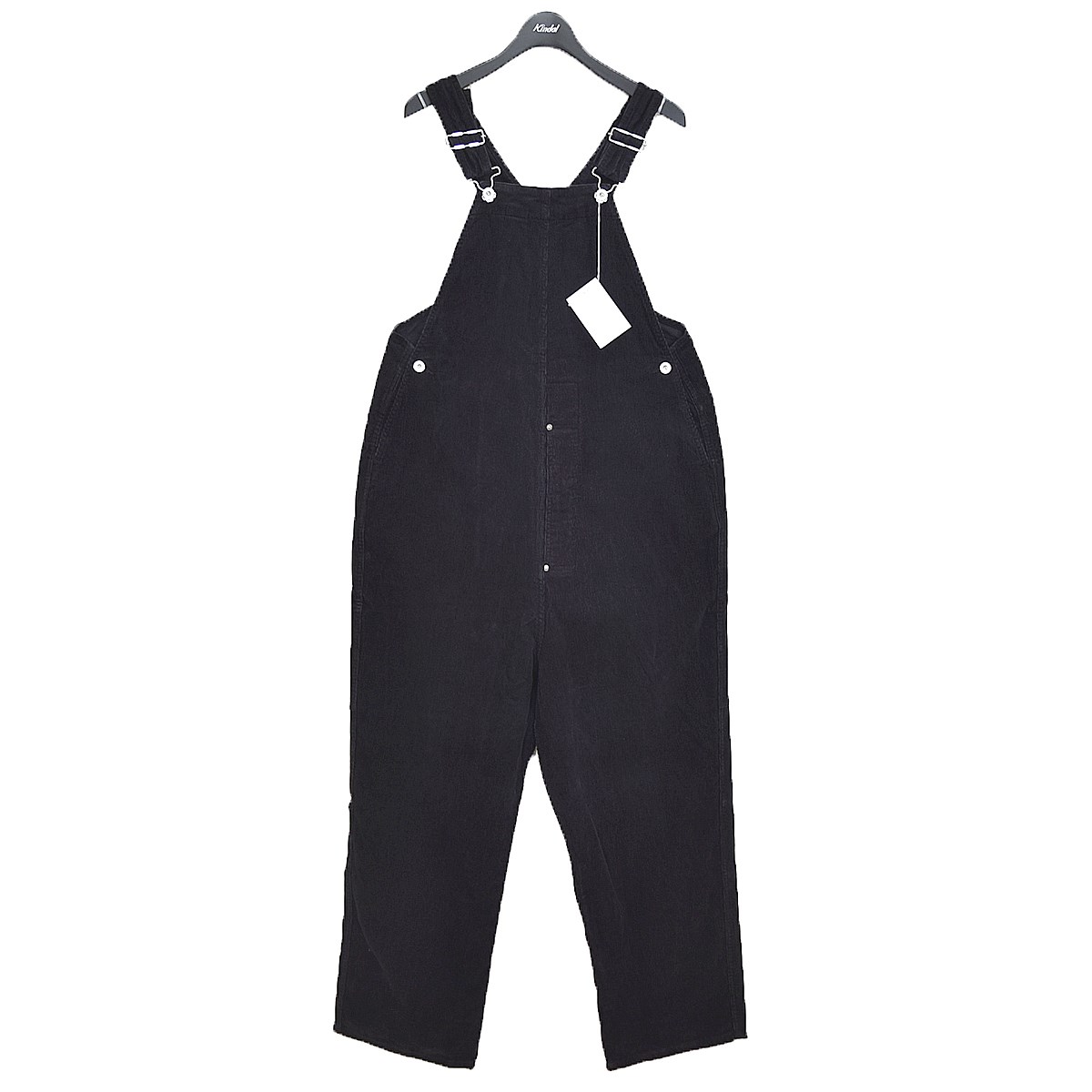 【中古】TUKItype2 corduroy コーデュロイ オーバーオール 0054C ブラック サイズ:2【価格見直し】