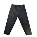 【中古】SUNSEA 2019AW 「Melton Pants」 ウールテーパードパンツ グレー サイズ：3 【151023】（サンシー）