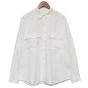 【中古】Porter Classic　ROLL UP SHIRT　ロールアップシャツ ホワイト サイズ：L 【171023】（ポータークラシック）