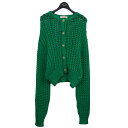 【中古】Animus， 23SS「Bile Chain Cardigan」カーディガン グリーン サイズ：2 【221023】（アニムス）