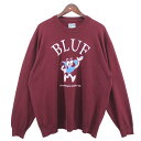 yÁzBLUFCAMPPrinted-Cotton Sweater vg Rbg jbg Z[^[ o[KfB[ TCYFMyiz