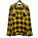 【中古】TMT23SS HEAVY RAYON OMBRE PLAID SHIRTS マスタード サイズ：M【価格見直し】