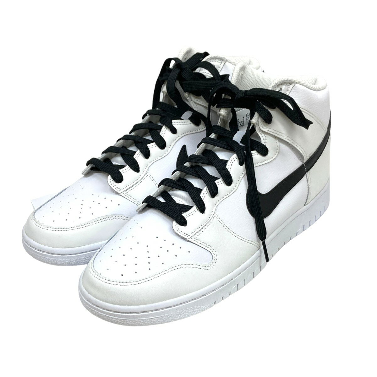 【中古】NIKE｢Dunk High Reverse Panda｣ ハイカットスニーカーDJ6189-101 ホワイト×ブラック サイズ：30cm【価格見直し】