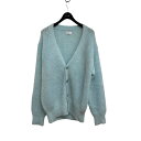 【中古】ALLEGE2021AW 「Mohair Cardigan」 モヘアニットカーディガン スカイブルー サイズ：1【価格見直し】