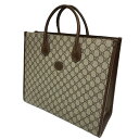 【中古】GUCCIGGスプリームインターロッキングGトートバッグ GGスプリーム【価格見直し】