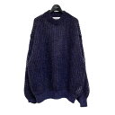 【中古】JANE SMITH　2022AW 「5G MOHAIR GRID MESH CREAW KNIT」 メッシュモヘアニット パープル サイズ：M 【051123】（ジェーンスミス）