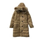 【中古】MONCLER　MESSINA ダウンコート ベージュ サイズ：0 【071123】（モンク ...