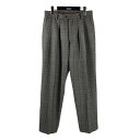 【中古】STEIN　WIDE TAPERED TROUSERS ST．178-2 ブラウン サイズ：S 【091123】（シュタイン）